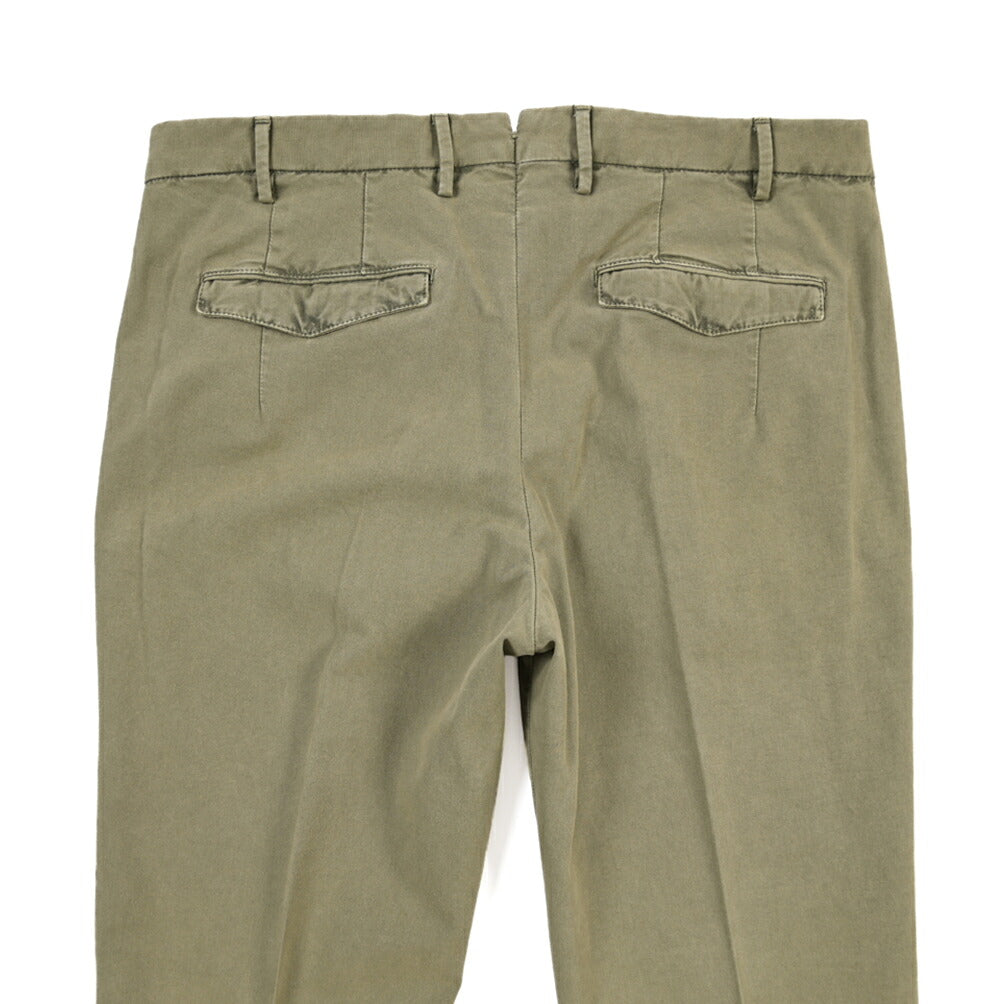 PT TORINO “MASTER FIT” リヨセル混コットン ノータックパンツ