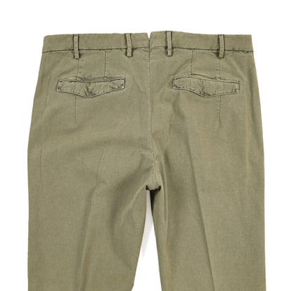 PT TORINO “MASTER FIT” リヨセル混コットン ノータックパンツ
