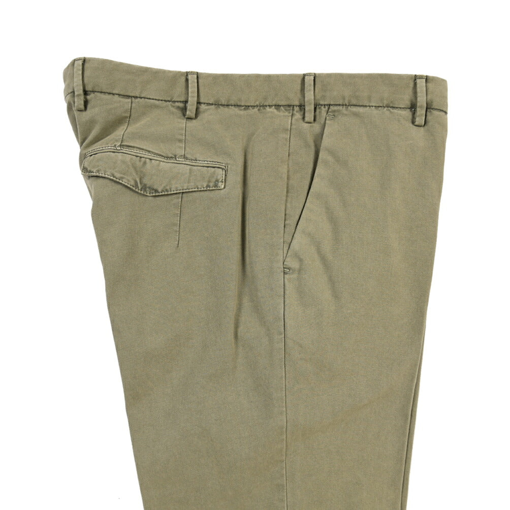PT TORINO “MASTER FIT” リヨセル混コットン ノータックパンツ