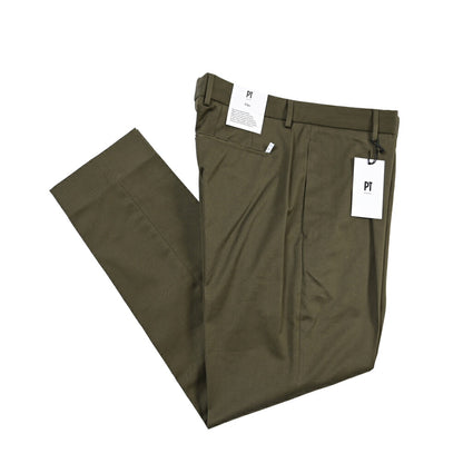 PT TORINO Edge “UNDICI” ストレッチコットン ワンタックパンツ