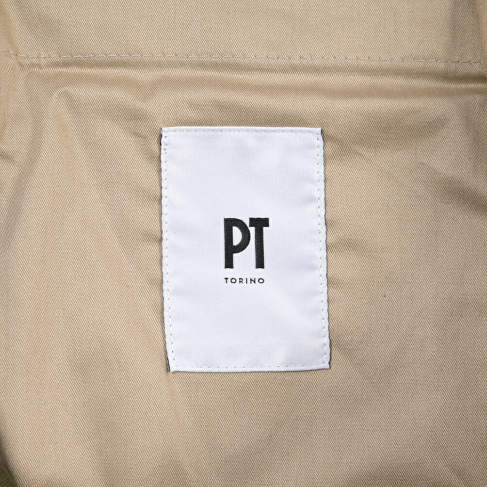 PT TORINO Edge “UNDICI” ストレッチコットン ワンタックパンツ