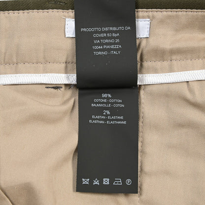 PT TORINO Edge “UNDICI” ストレッチコットン ワンタックパンツ