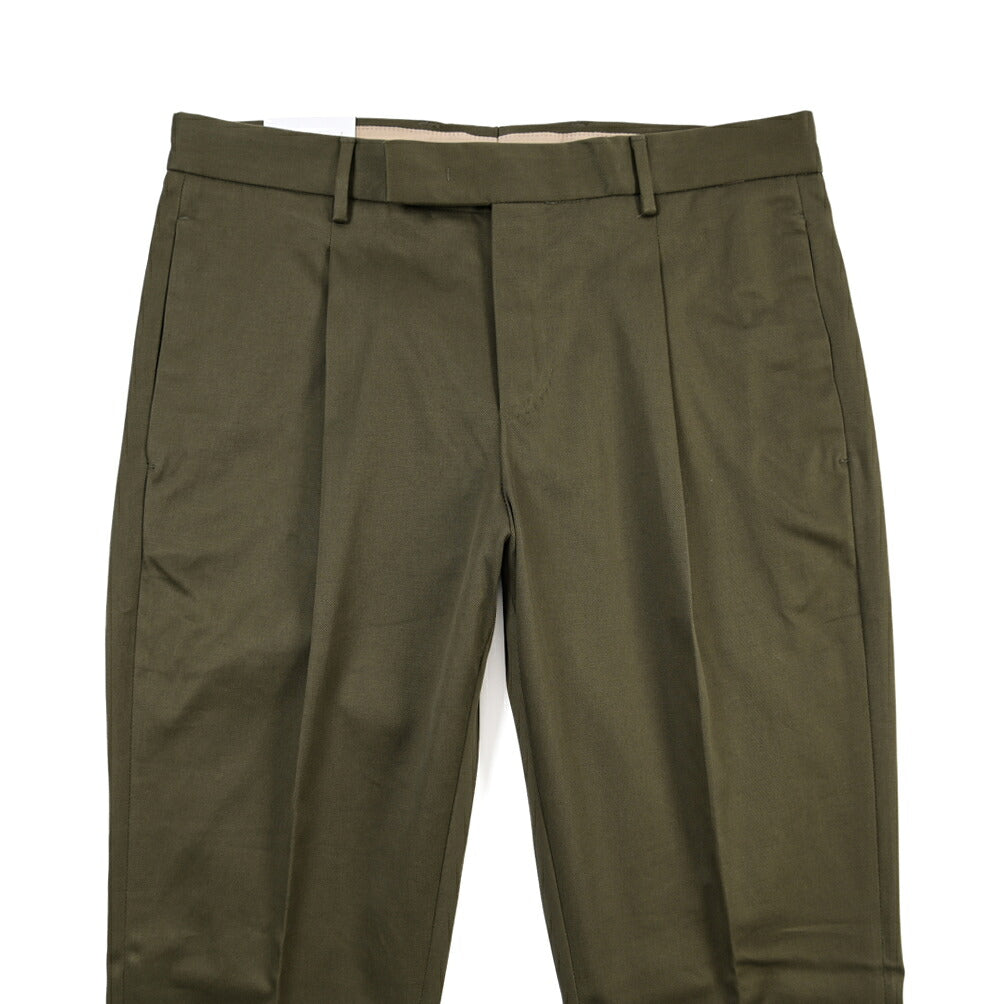 PT TORINO Edge “UNDICI” ストレッチコットン ワンタックパンツ