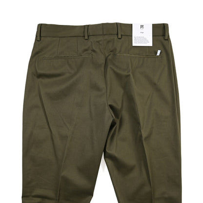 PT TORINO Edge “UNDICI” ストレッチコットン ワンタックパンツ