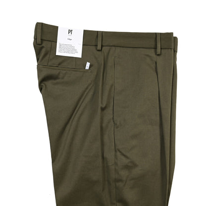 PT TORINO Edge “UNDICI” ストレッチコットン ワンタックパンツ