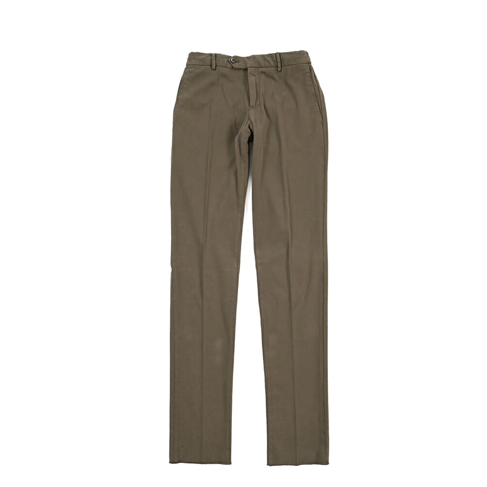 PT TORINO “SLIM FIT” カシミヤ混コットン ドローコード付きパンツ