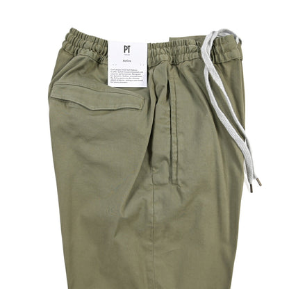 PT TORINO Active “OMEGA” ストレッチコットン ドローコード付きパンツ