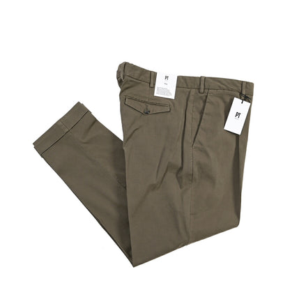 PT TORINO Edge “REBEL FIT” ストレッチコットン ワンタックスラックス