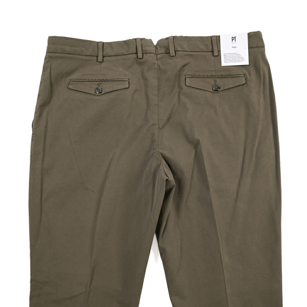 PT TORINO Edge “REBEL FIT” ストレッチコットン ワンタックスラックス