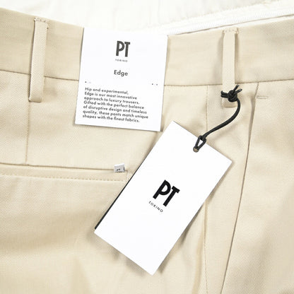 PT TORINO Edge “REBEL FIT” ストレッチコットンチノ ノータックチノパンツ