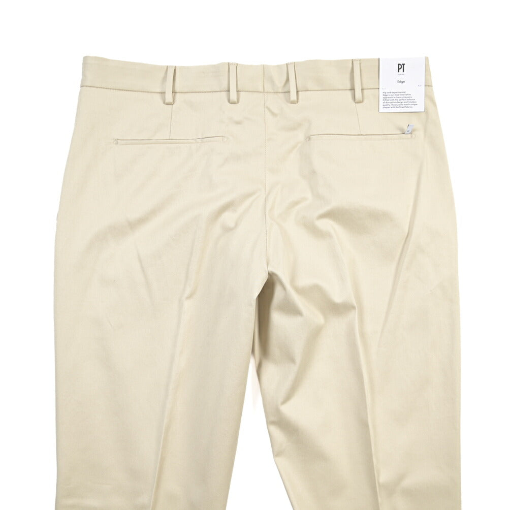 PT TORINO Edge “REBEL FIT” ストレッチコットンチノ ノータックチノパンツ