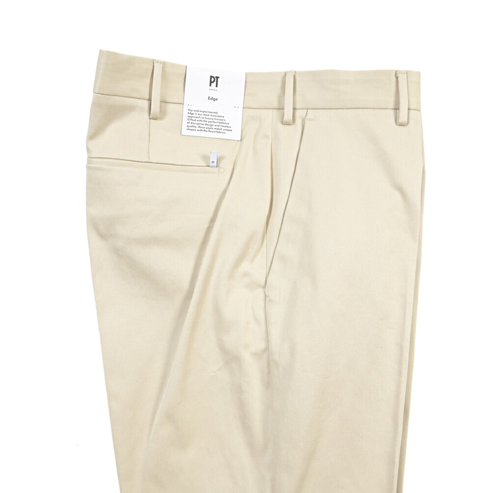PT TORINO Edge “REBEL FIT” ストレッチコットンチノ ノータックチノパンツ
