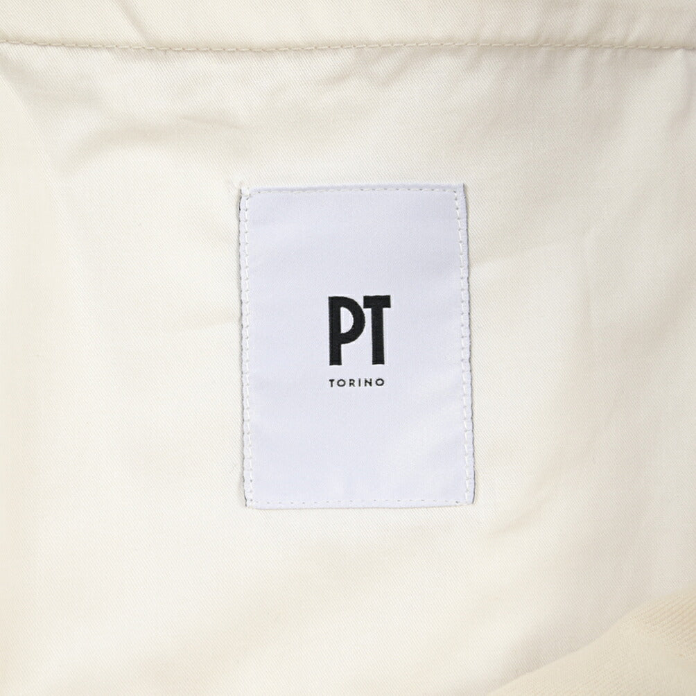 PT TORINO “SOFT FIT” ストレッチコットン ドローコード付ワンタックスラックス