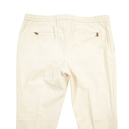 PT TORINO “SOFT FIT” ストレッチコットン ドローコード付ワンタックスラックス
