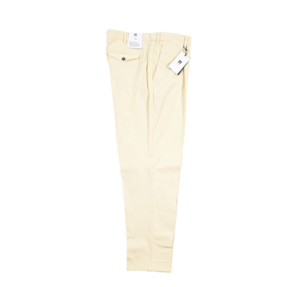 PT TORINO Edge “REBEL FIT” ストレッチコットン ワンタックチノパンツ