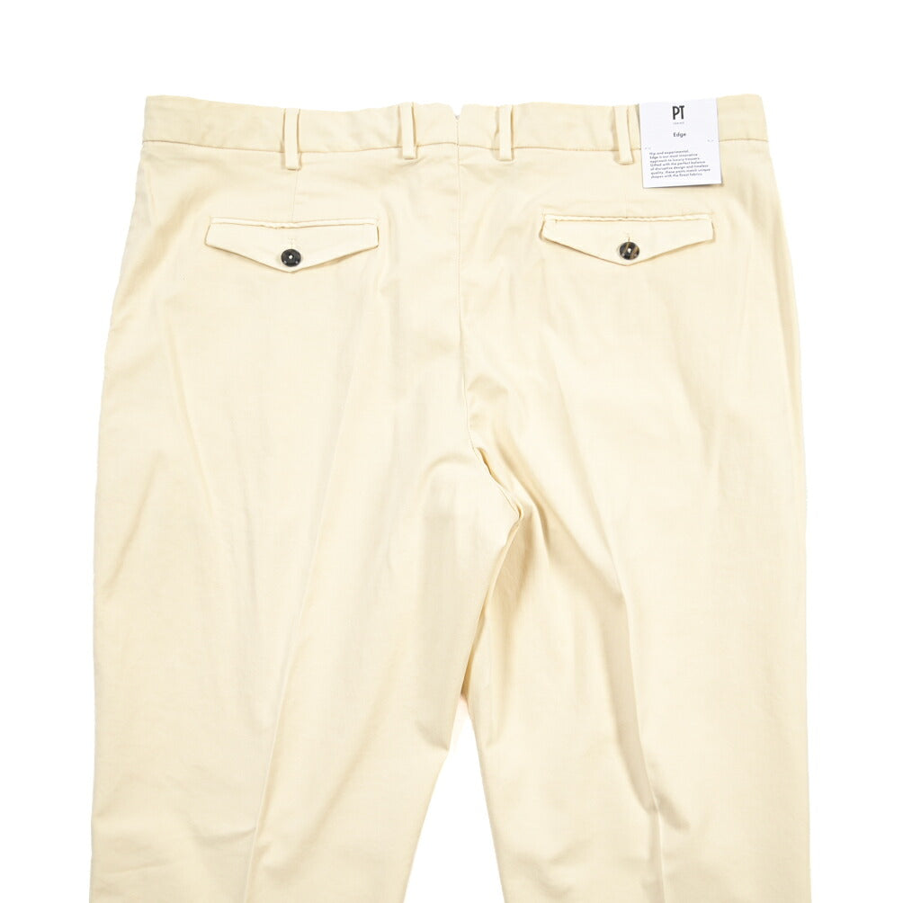 PT TORINO Edge “REBEL FIT” ストレッチコットン ワンタックチノパンツ