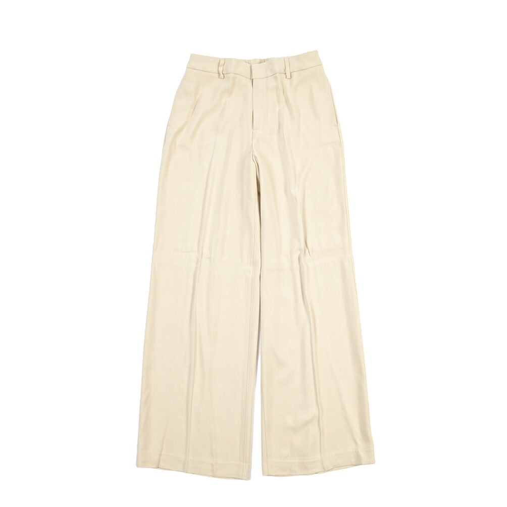 PT TORINO “LORENZA” ビスコース100% ノータックワイドスラックス / レディース