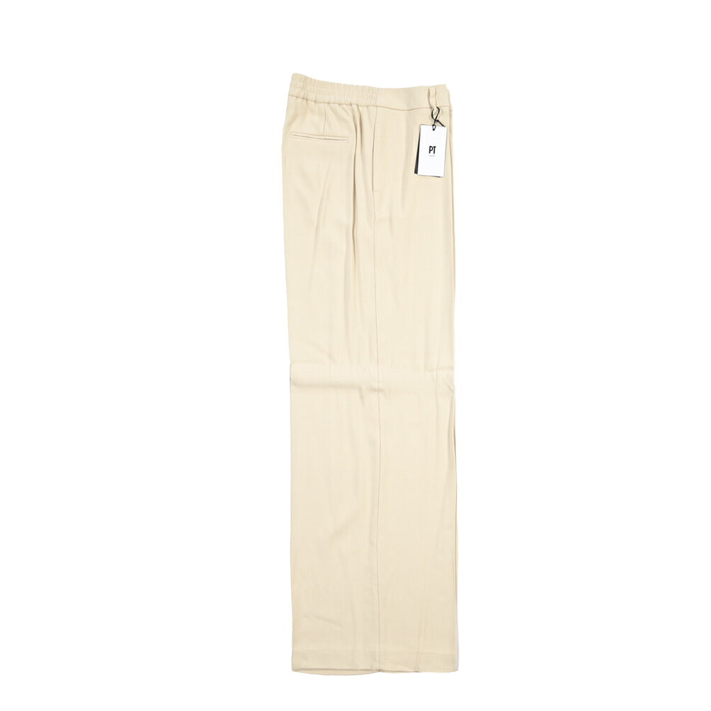 PT TORINO “LORENZA” ビスコース100% ノータックワイドスラックス / レディース