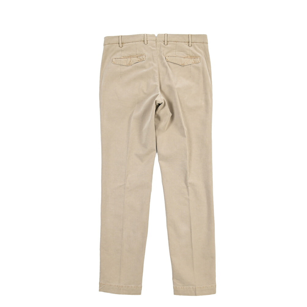 PT TORINO “MASTER FIT” リヨセル混コットン ノータックパンツ