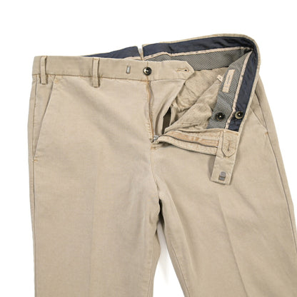 PT TORINO “MASTER FIT” リヨセル混コットン ノータックパンツ