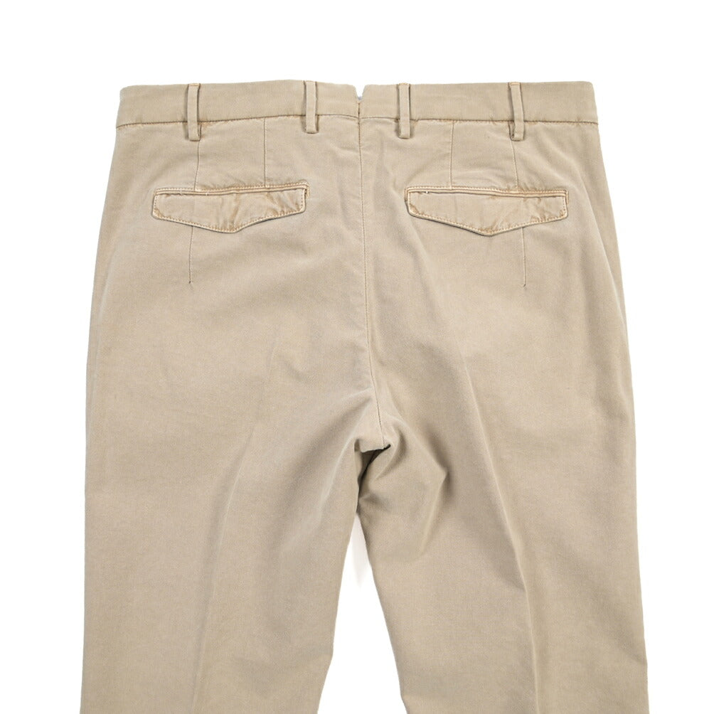 PT TORINO “MASTER FIT” リヨセル混コットン ノータックパンツ