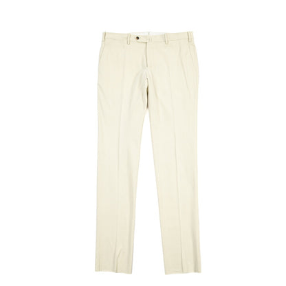 PT TORINO “SUPERSLIM FIT” カシミヤ混コットン ノータックパンツ