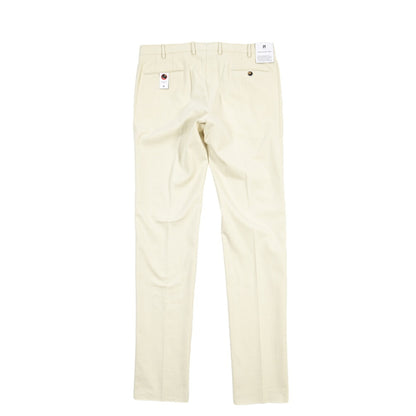 PT TORINO “SUPERSLIM FIT” カシミヤ混コットン ノータックパンツ