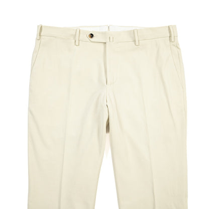 PT TORINO “SUPERSLIM FIT” カシミヤ混コットン ノータックパンツ
