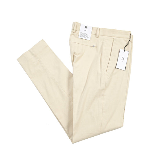 PT TORINO Edge “SOFT FIT” ストレッチコットン ノータックチノパンツ
