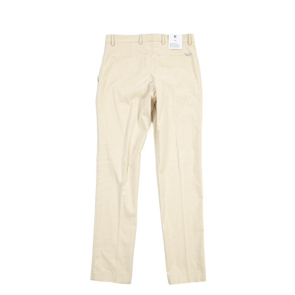 PT TORINO Edge “SOFT FIT” ストレッチコットン ノータックチノパンツ