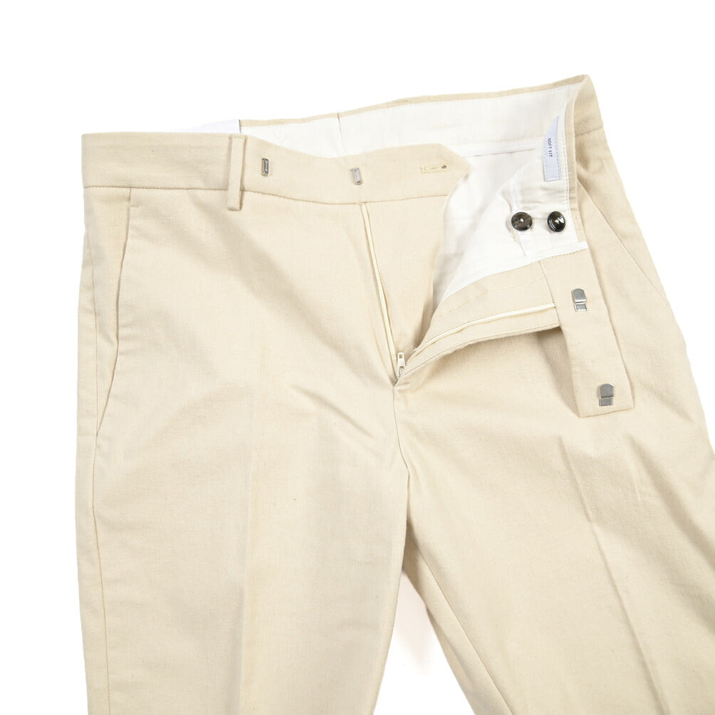 PT TORINO Edge “SOFT FIT” ストレッチコットン ノータックチノパンツ