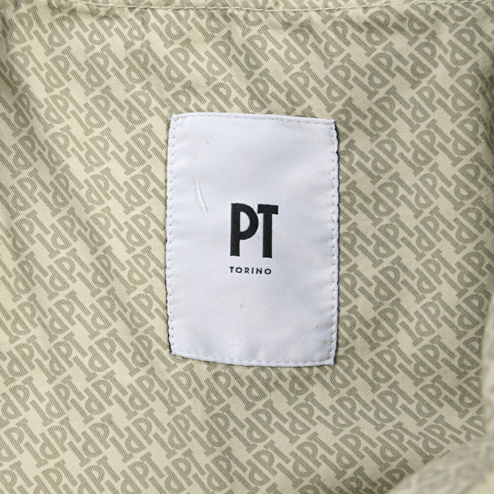 PT TORINO “MASTER FIT” ストレッチコットン ノータックチノパンツ