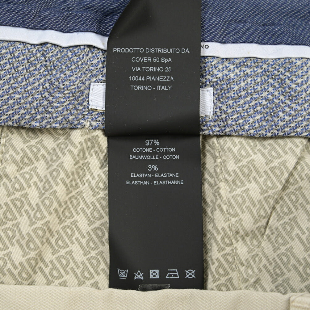 PT TORINO “MASTER FIT” ストレッチコットン ノータックチノパンツ