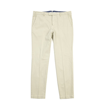 PT TORINO “MASTER FIT” ストレッチコットン ノータックチノパンツ