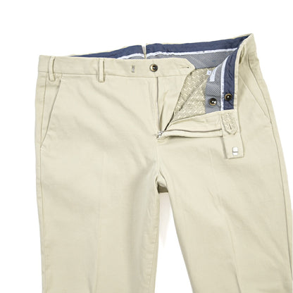 PT TORINO “MASTER FIT” ストレッチコットン ノータックチノパンツ