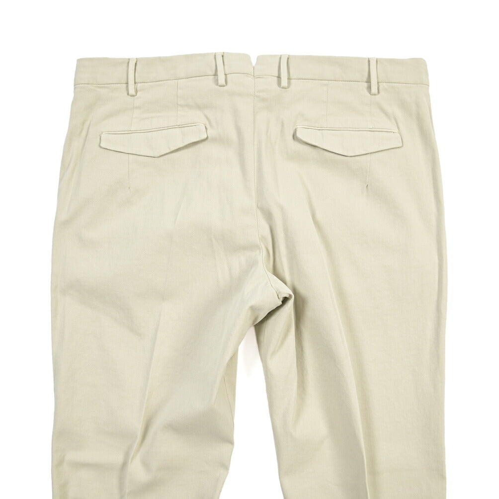 PT TORINO “MASTER FIT” ストレッチコットン ノータックチノパンツ