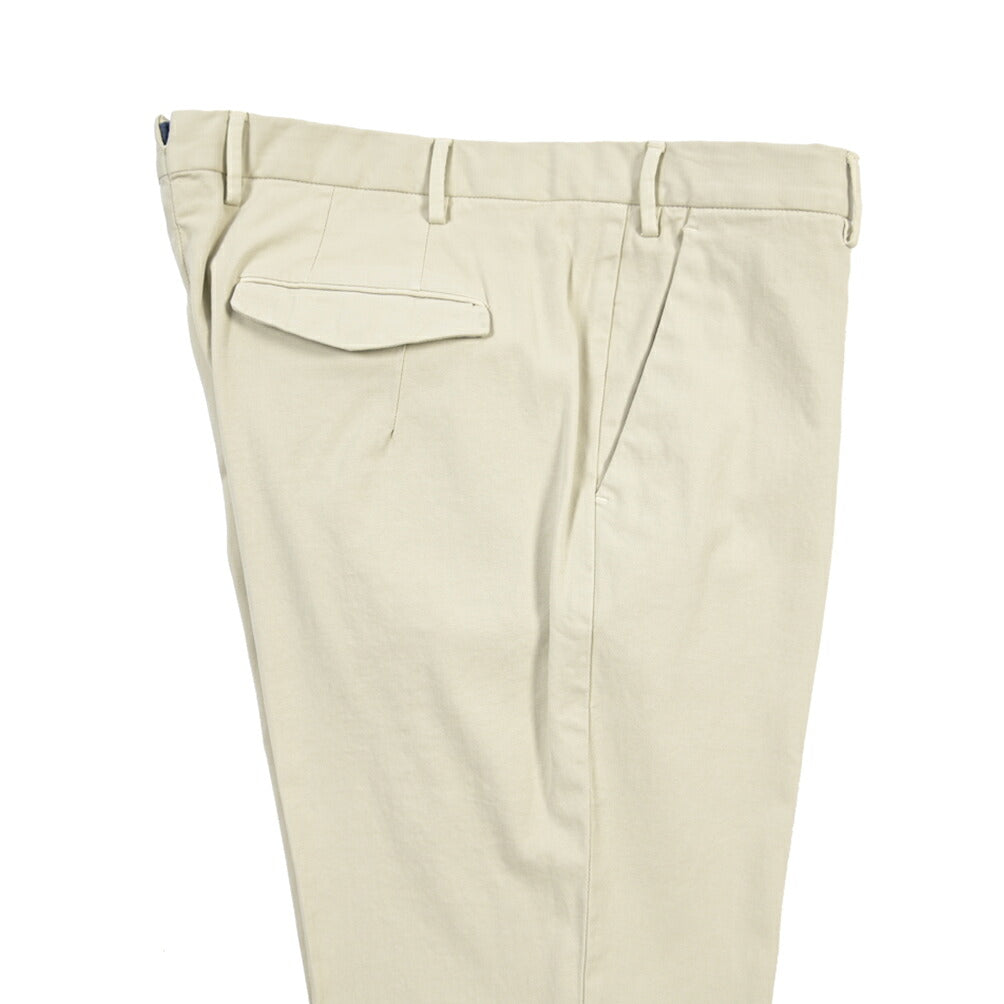 PT TORINO “MASTER FIT” ストレッチコットン ノータックチノパンツ