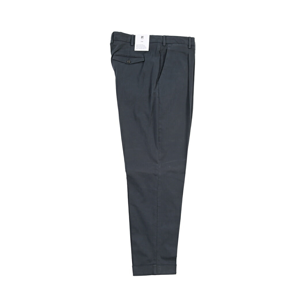 PT TORINO Edge “REBEL FIT” ストレッチコットン ワンタックチノパンツ