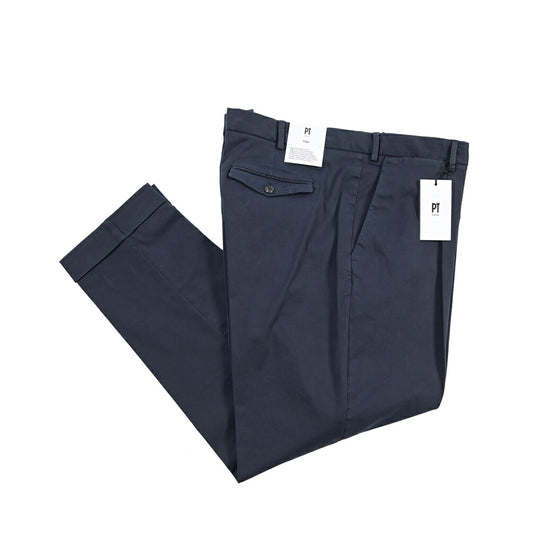 PT TORINO Edge “REBEL FIT” ストレッチコットン ワンタックチノパンツ