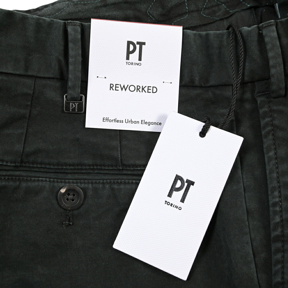 PT TORINO ReWorked “MADS” ストレッチコットン ノータックチノパンツ