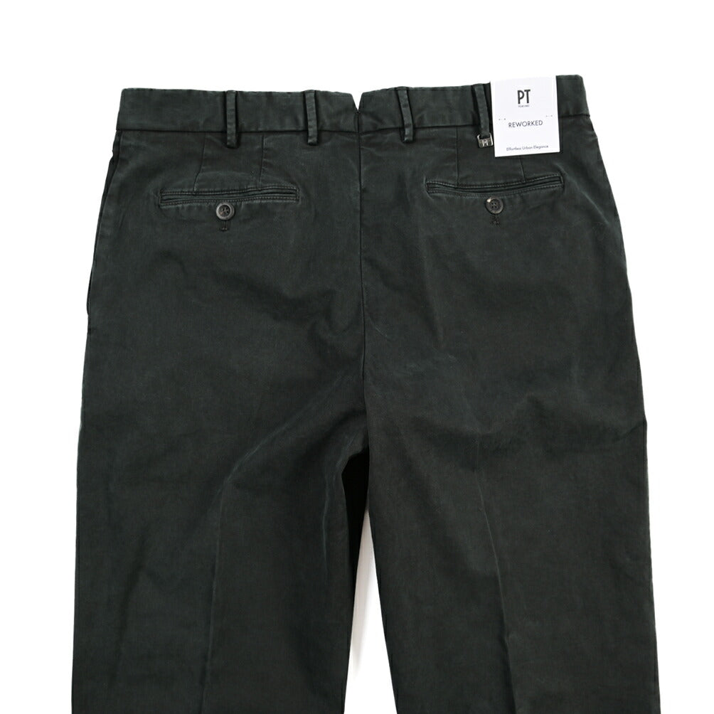 PT TORINO ReWorked “MADS” ストレッチコットン ノータックチノパンツ