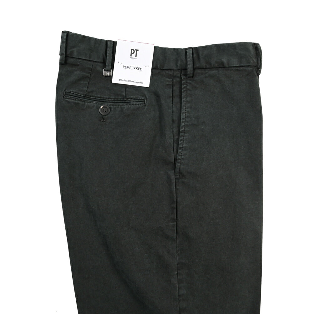 PT TORINO ReWorked “MADS” ストレッチコットン ノータックチノパンツ
