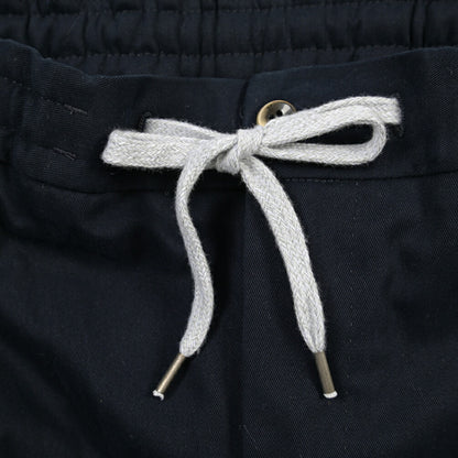 PT TORINO “SOFT FIT” カシミヤ混コットン ドローコード付きワンタックパンツ