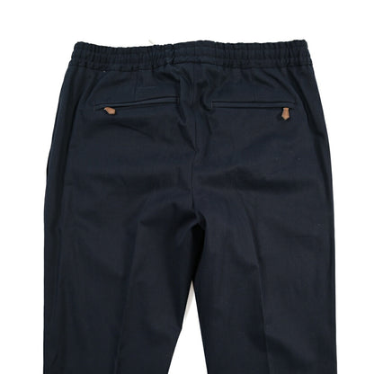 PT TORINO “SOFT FIT” カシミヤ混コットン ドローコード付きワンタックパンツ