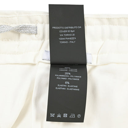 PT TORINO “SOFT FIT” ビスコース混 ドローコード付ワンタックカーゴパンツ
