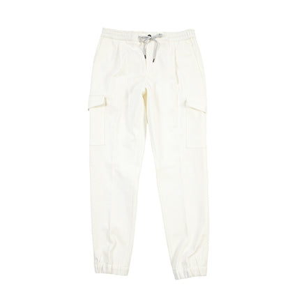PT TORINO “SOFT FIT” ビスコース混 ドローコード付ワンタックカーゴパンツ