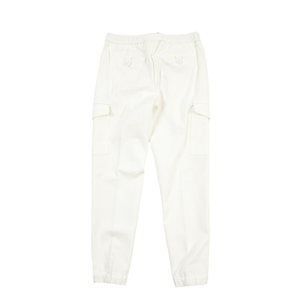 PT TORINO “SOFT FIT” ビスコース混 ドローコード付ワンタックカーゴパンツ