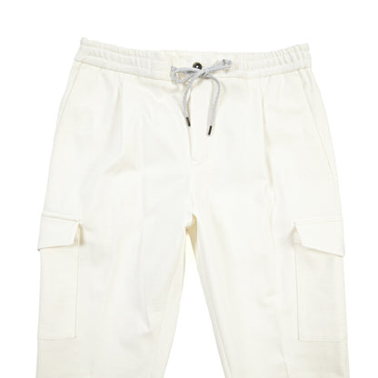PT TORINO “SOFT FIT” ビスコース混 ドローコード付ワンタックカーゴパンツ