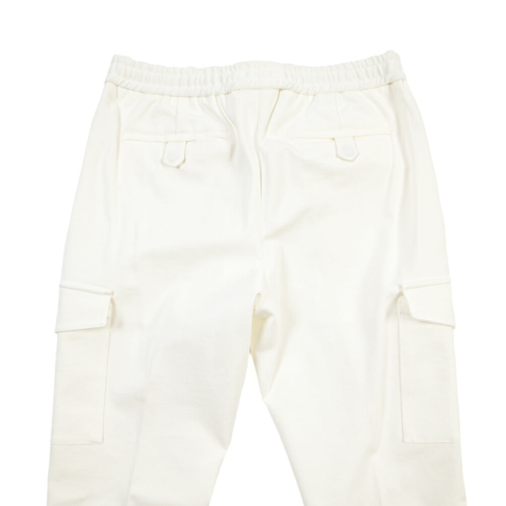 PT TORINO “SOFT FIT” ビスコース混 ドローコード付ワンタックカーゴパンツ