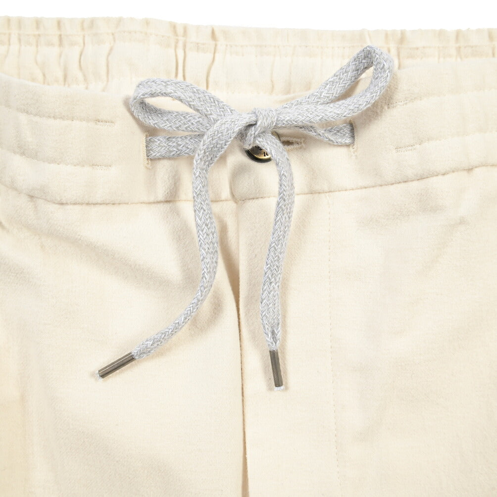 PT TORINO “SOFT FIT” ストレッチコットン ドローコード付ワンタックカーゴパンツ